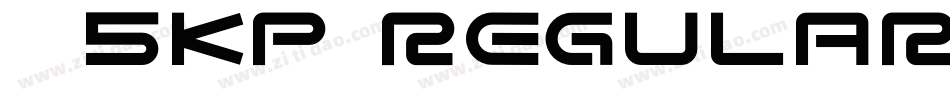 大楷5KP Regular字体转换